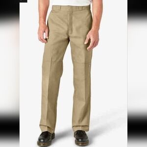 NWT Dickies Men's Khaki Double Knee Chino Work Pants ~30×32